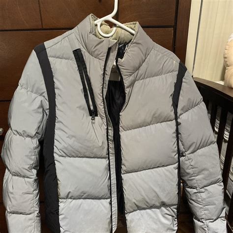 reflective moncler jacket